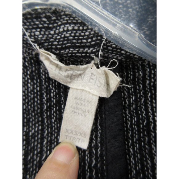 Eileen Fisher Sweater XXS XS Open Cardigan Colorblock Lagenlook Shawl - Picture 8 of 10